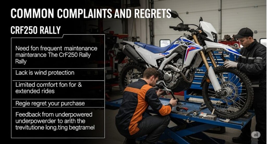 CRF250ラリー よくある不満と後悔する点