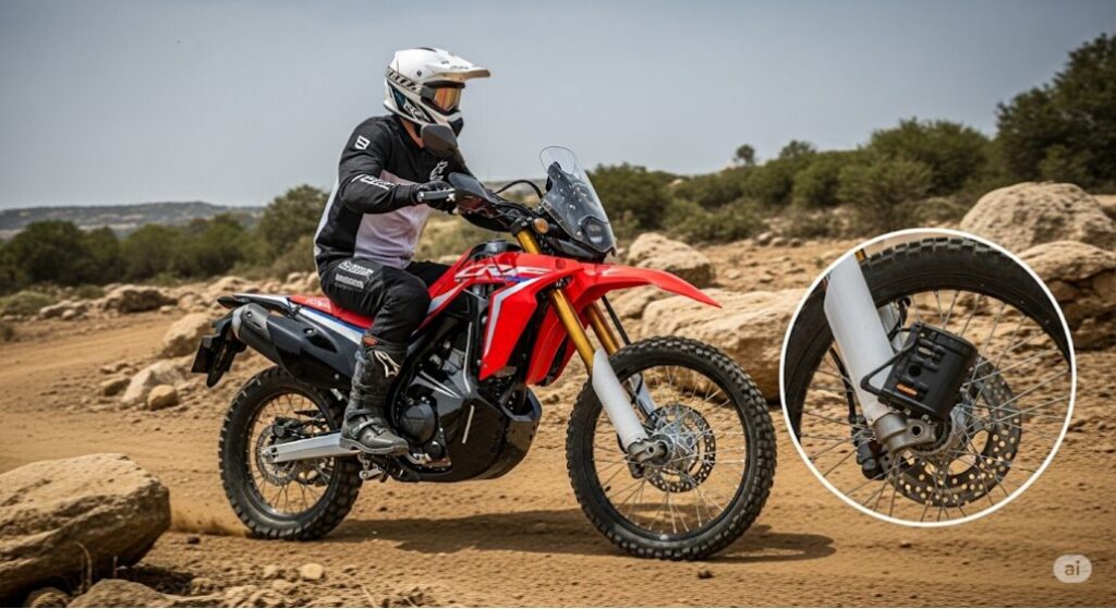 CRF250ラリー オフロード走行での操作性