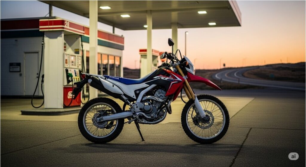 ホンダCRF250L ガソリン満タンで何キロ走れるのか