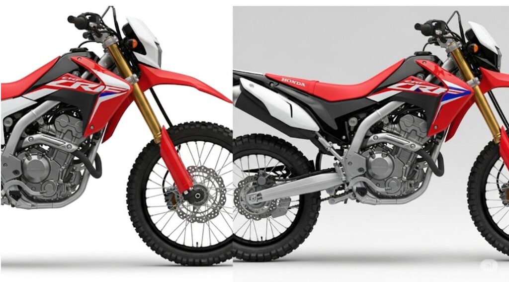 比較の基本となるCRF250L(S) シート高