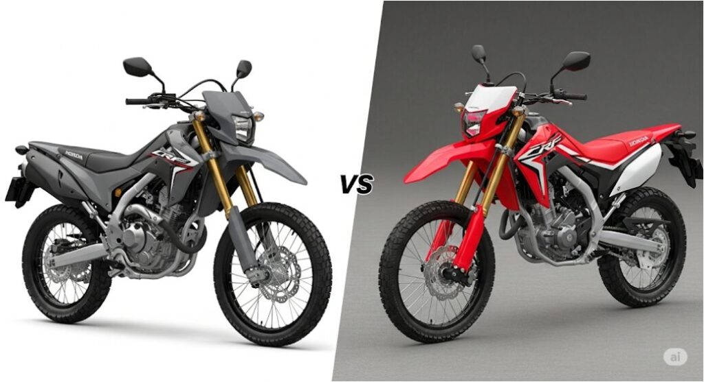外観でのCRF250LとCRF250L(S)の見分け方