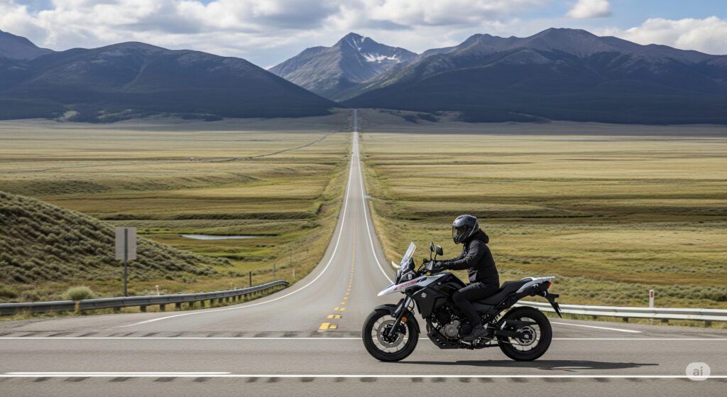 Vストローム250SXタンク容量から計算する航続距離