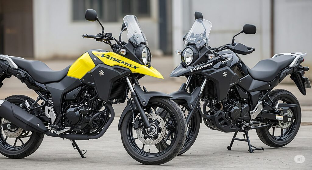 Vストローム250SX兄弟車Vストローム250との比較