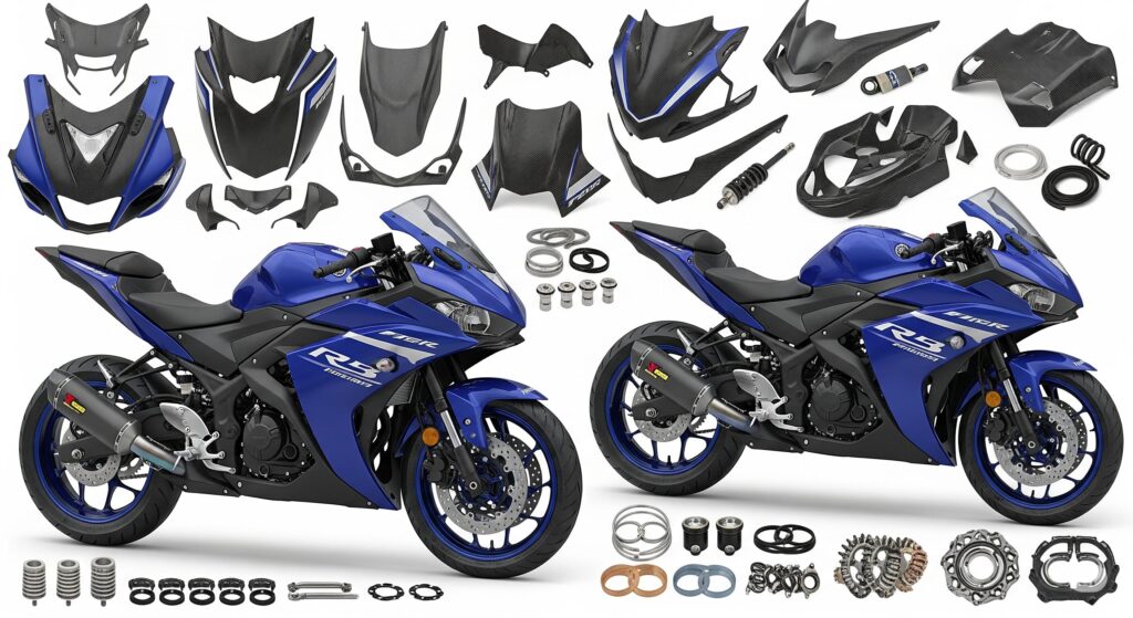YZF-R3パーツは豊富?気になるカスタム性
