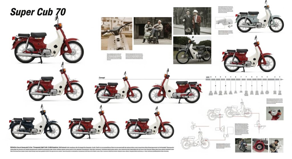 スーパーカブ70の歴史と立ち位置
