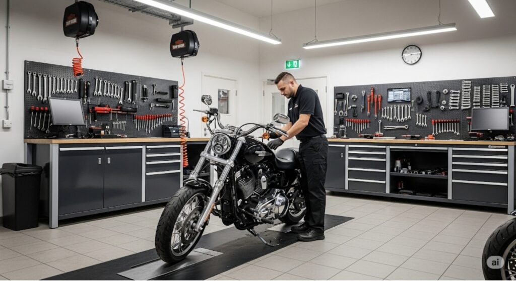 ハーレーダビッドソン 安心を求めるなら車検はディーラーへ